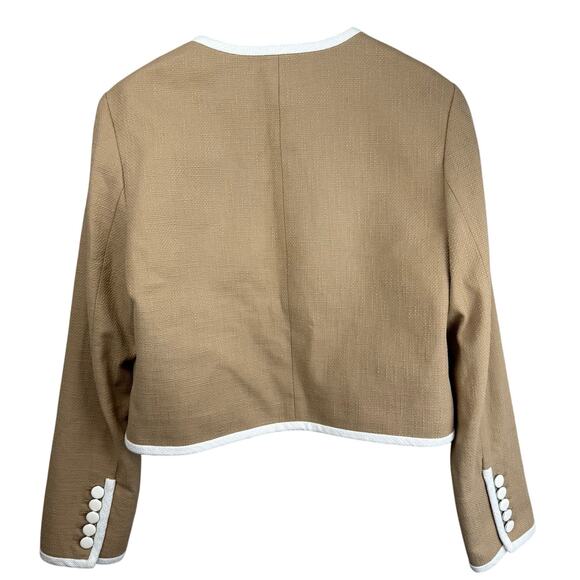 VERONICA BEARD Beale Cotton-Blend Tweed Jacket Size 8 - Picture 10 of 15